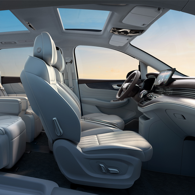 2023 एमपीवी ईवी कार 7 सीट Roewe Imax8 यात्रा के लिए नई ऊर्जा वाहन लंबी दूरी 4