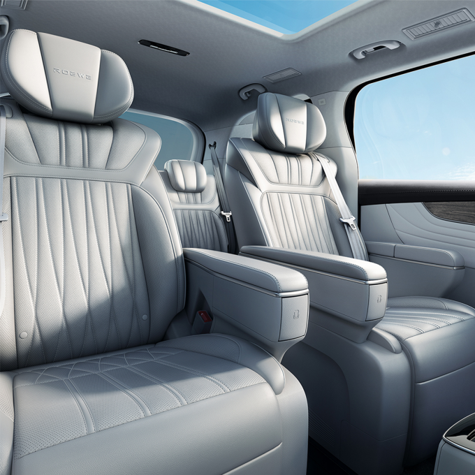 2023 एमपीवी ईवी कार 7 सीट Roewe Imax8 यात्रा के लिए नई ऊर्जा वाहन लंबी दूरी 5